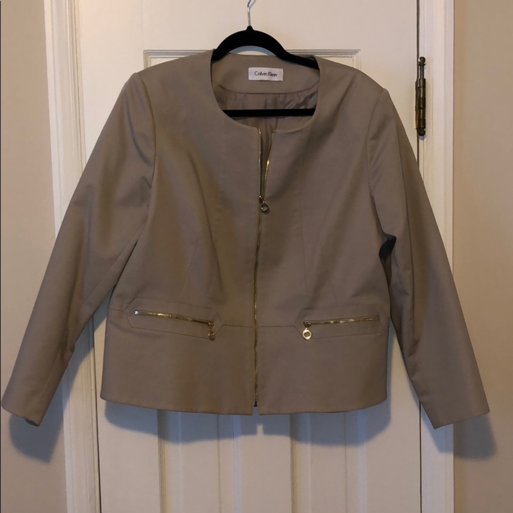 Calvin Klein Blazer; Plus Size